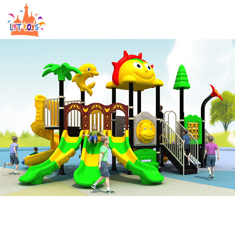 Commercial Plastic Playground Slide Cover Tube Slide Outdoor Rubber Mat Playground For Kids