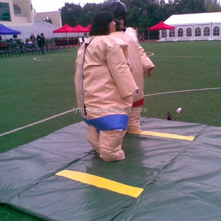 Funny adult inflatable sumo costume jumping sumo wrestling suits