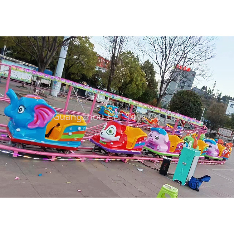 Commercial Attactions Roller Coaster Train Amusement Ride Portable Roller Coaster