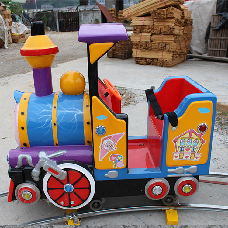 Mini amusement park rides for backyards sightseeing train kids ride on electric mini train