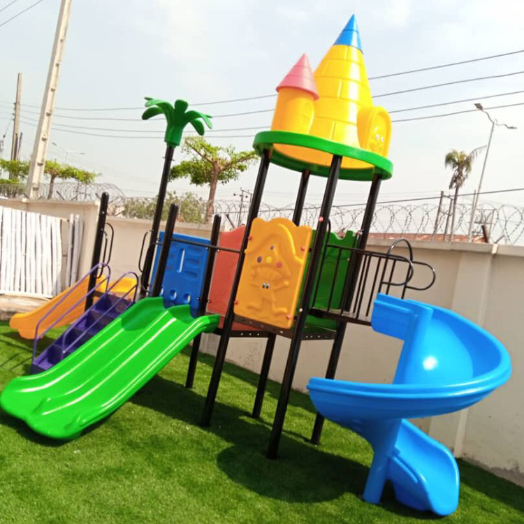 Kids outdoor playground used commercial playground equipment sale