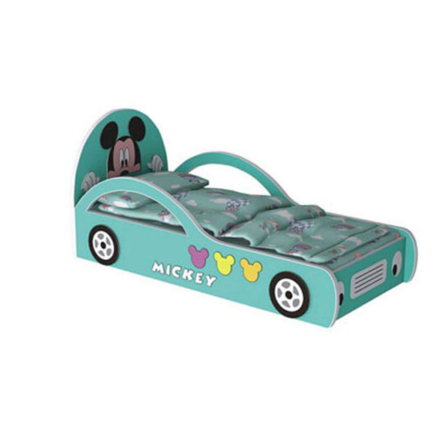 Racing car style Kid beds plastic kids cot bed car design kindergarten bed