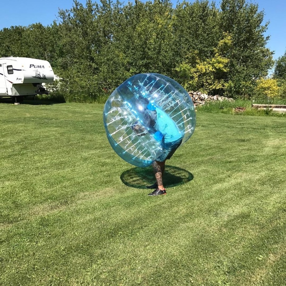 Interesting outdoor games human inflatable body bumper bubble ball