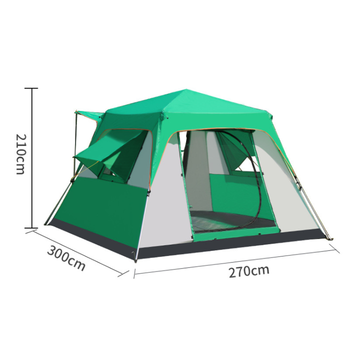 Summer beach family 5-8 person automatic set up tent camping outdoor waterproof