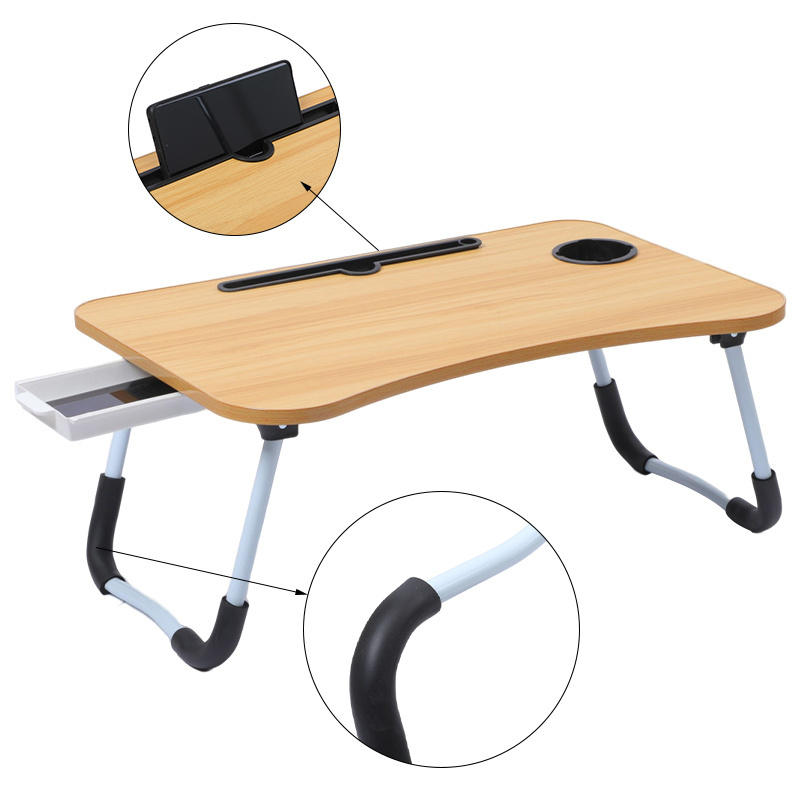 Bed Table Side Novel Design Wholesale Price Laptop Foldable Table Folding Lap Desk, Tray Table