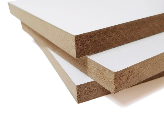 18mm x 15mm Melamine MDF Wood Board HDF Laminated Sheet with E1/E2 Glue Decorative MDF Panels 2mm & 3mm Thickness