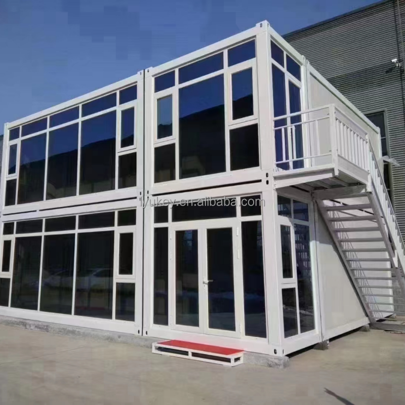 China Prefab Modular Homes Prefab Home Modular 2 Floors Container House 2 Bed Rooms Floor Plans