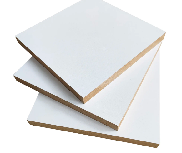 18mm x 15mm Melamine MDF Wood Board HDF Laminated Sheet with E1/E2 Glue Decorative MDF Panels 2mm & 3mm Thickness