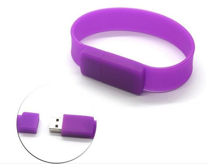 wholesale colorful wristband usb stick promotion gift bulk 1gb usb flash drives print logo cheap bracelet usb flash drive