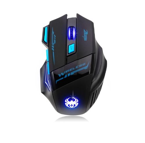 Professional  Optical 2400DPI 2.4G Computer Mouse LED 7 keys Gaming Mice For Pro Gamer High Quality Wireless Mouse Gaming Mouse