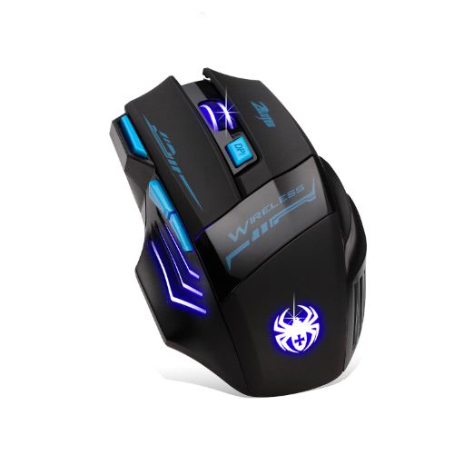 Professional  Optical 2400DPI 2.4G Computer Mouse LED 7 keys Gaming Mice For Pro Gamer High Quality Wireless Mouse Gaming Mouse