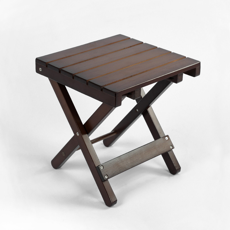 Wooden Folding  Leg Shaving And Foot Rest Bamboo Step Stool For Shower