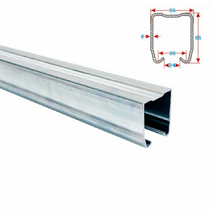 Steel Guide Track Rail Types Used For Sliding Gate Wheel  Barn Door Hardware