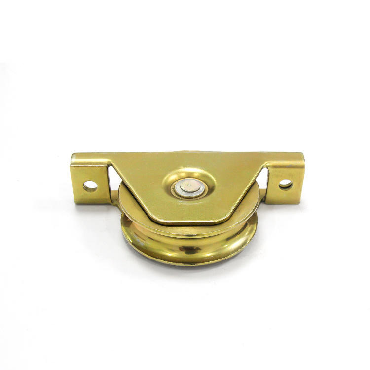 v y u groove bearing bracket  Factory Interior Door Hardware Fixed Pulley Sliding Door Roller gates and fence others doors