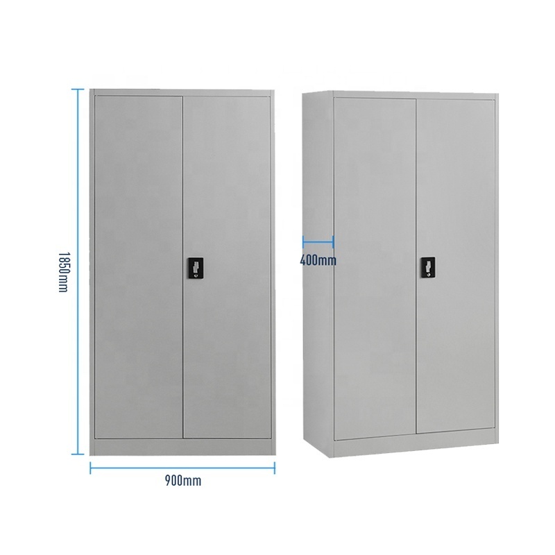 Hot sale office furniture  key lock 2 doors file cabinet factory price metal office cabinet  and useful steel filing cabinet