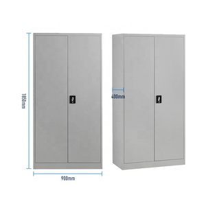 Hot sale office furniture  key lock 2 doors file cabinet factory price metal office cabinet  and useful steel filing cabinet