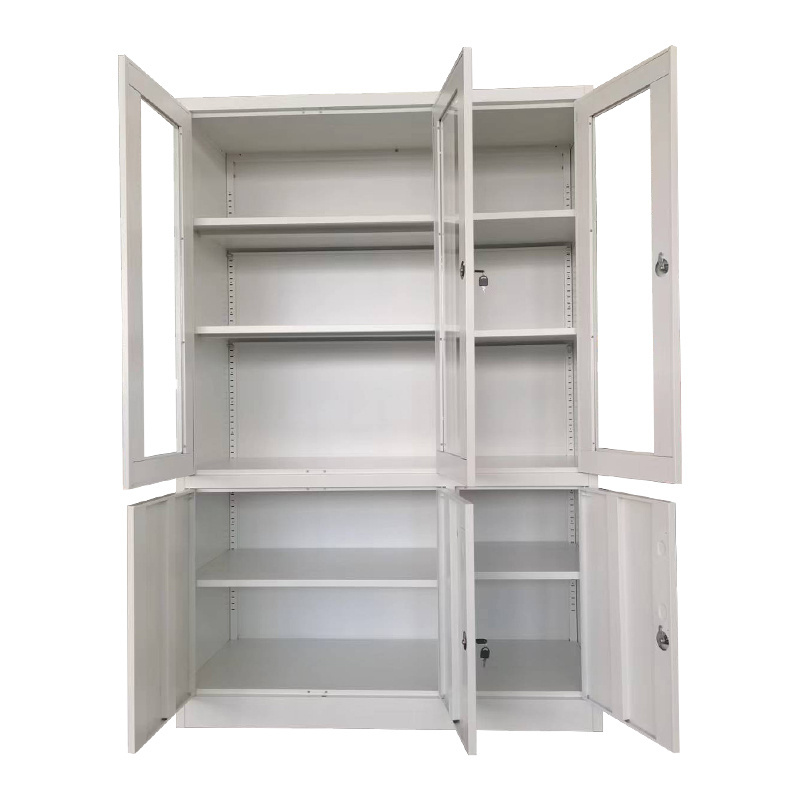 Large metal storage 6 Door file cabinet Steel Storage Cupboards With lock metal filing cabinets