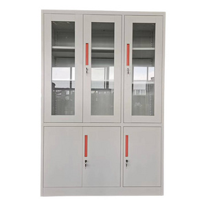 Large metal storage 6 Door file cabinet Steel Storage Cupboards With lock metal filing cabinets