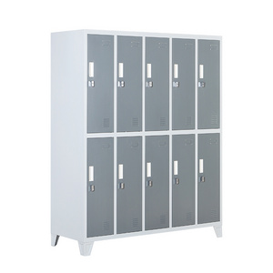 10 Doors Used School Lockers Smart Cabinet metal Locker Gym Storage Changing Room Cabinet Steel Locker