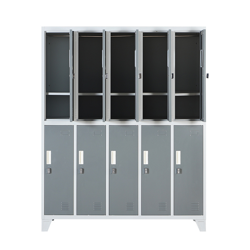 10 Doors Used School Lockers Smart Cabinet metal Locker Gym Storage Changing Room Cabinet Steel Locker