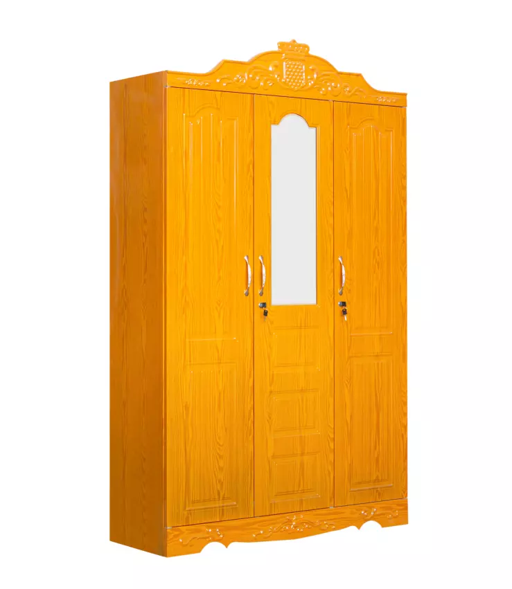 Africa Popular Classic Storage Bedroom Print Furniture Cloth Clothes Wooden Style Color Wardrobe Locker Metal Wardrobe Closet