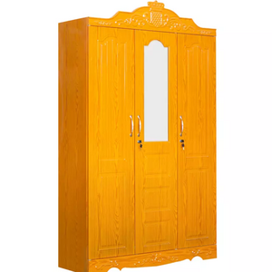 Africa Popular Classic Storage Bedroom Print Furniture Cloth Clothes Wooden Style Color Wardrobe Locker Metal Wardrobe Closet