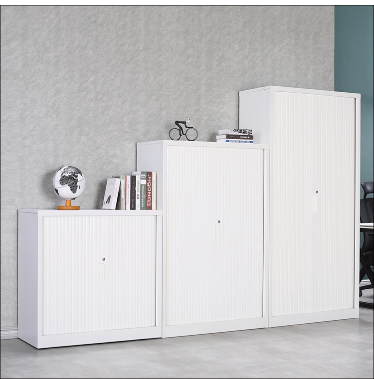 Cheap Office Furniture Australia Design Classic Roller shutter Steel Filing Storage Cupboard Cabinet Tambour Doors File Cabinets