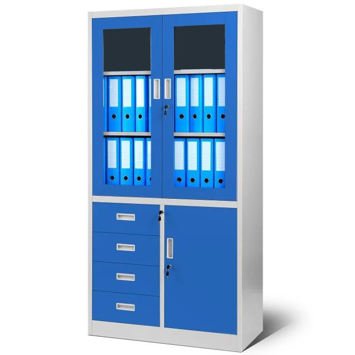 Thickened File Cabinet Dressing Locker Office Voucher File Cabinet Steel Iron Sheet with Lock Mobile File Cabinet