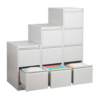 4 Drawer Cabinet Office Lockable Lateral Vertical Filing Drawers Storage Cheap With Safety Bar Lock White Steel file cabinet