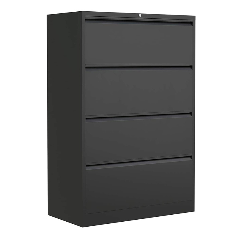 Steel office furniture 4 drawer file cabinets horizontal metal cupboard office furniture steel filing cabinet filing organizer