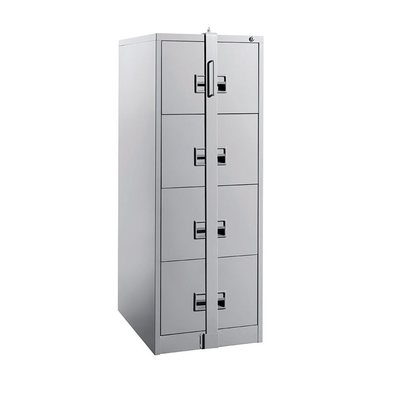 4 Drawer Cabinet Office Lockable Lateral Vertical Filing Drawers Storage Cheap With Safety Bar Lock White Steel file cabinet