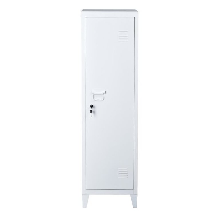 Modern Appearance Office Home Corner Locker Storage Tall Single Door Metal Lockers Steel Stand Specific Living Kids Room Cabinet