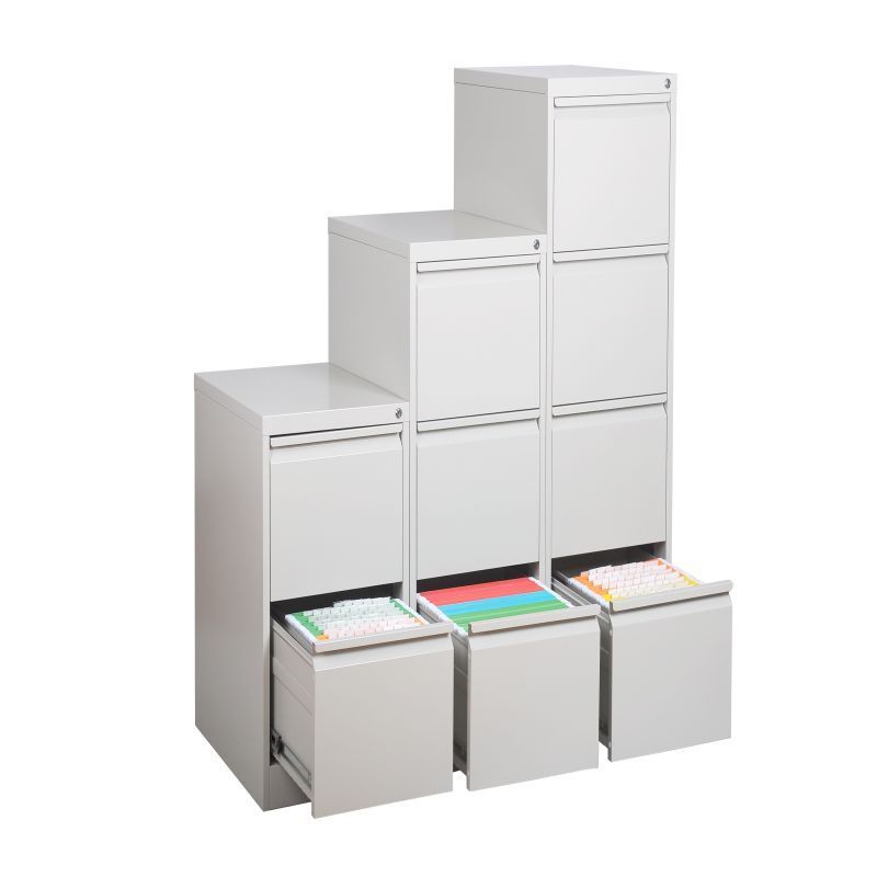 Commercial Modern Office School Furniture Storage A4 FC Files Vertical Multi Drawers Metal File Cabinets Steel Filing Cabinet