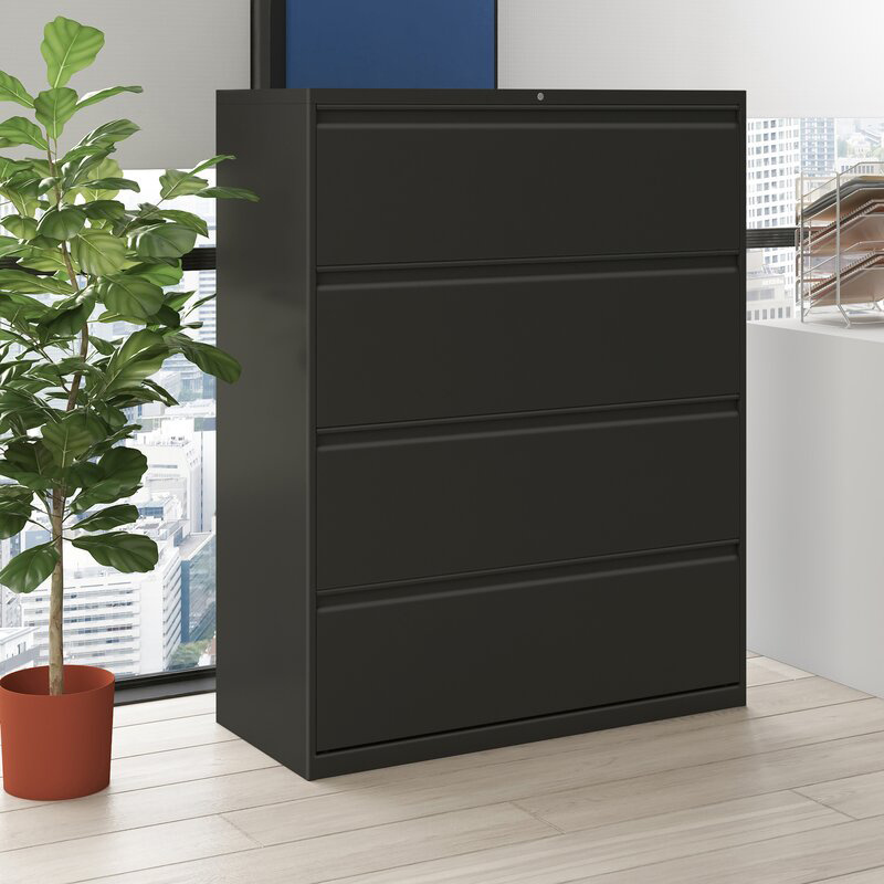 Steel office furniture 4 drawer file cabinets horizontal metal cupboard office furniture steel filing cabinet filing organizer