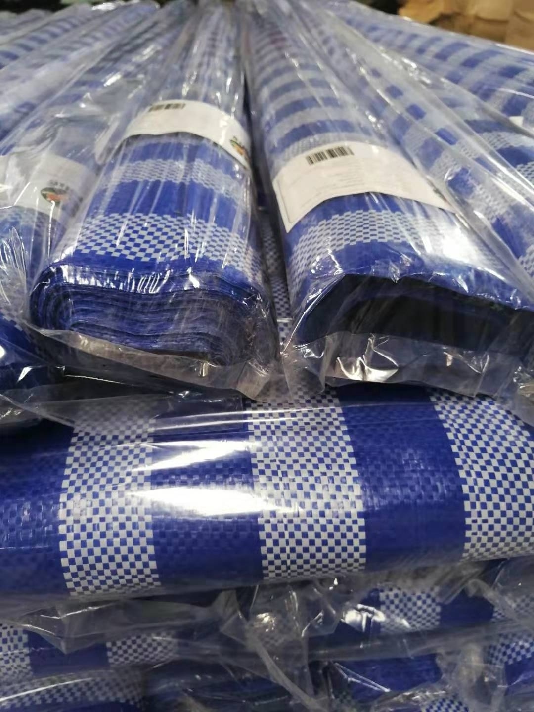 MILLION Blue and white striped straw and tarps, plastic woven cloth covering for Bangkok,Thailand pe tarpaulin