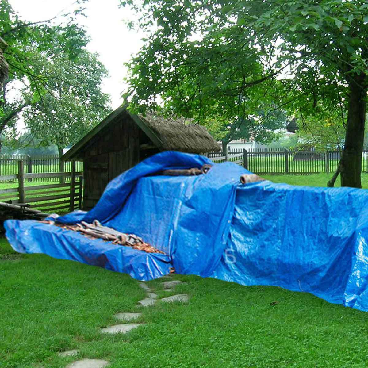 High quality blue waterproof heavy duty korean PVC PE tarpaulin for truck tent cover