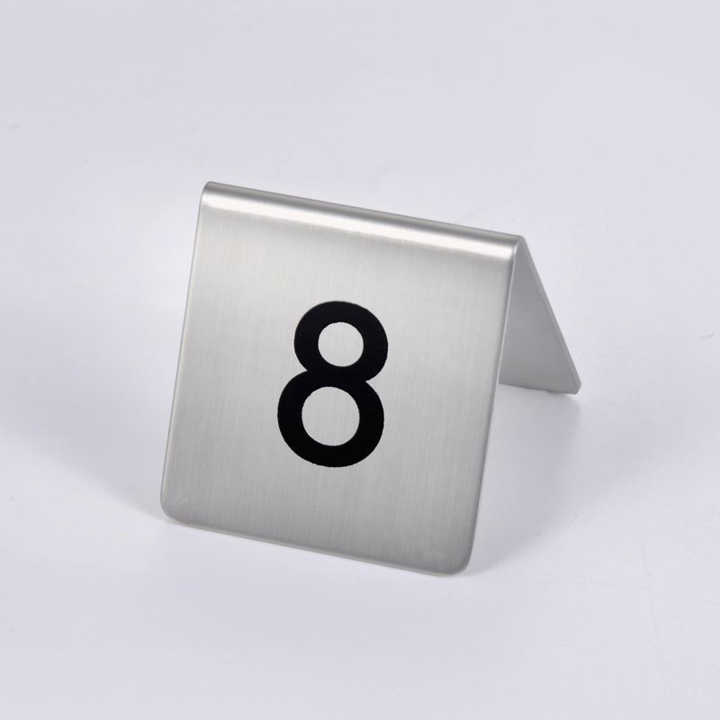 Metal restaurant table number holders , High quality wedding table number stands