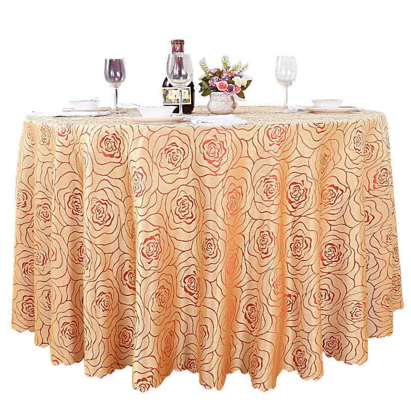 108 inch jacquard round table cloth table cover for weddings