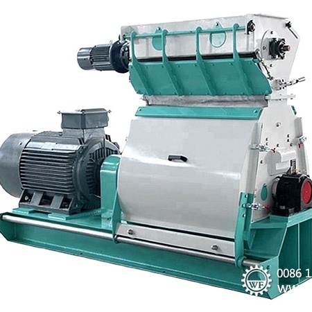 High quality industrial SFSP series 1-20t/h rice husk hammer mill corn cob  crusher cassava flour grinding machine