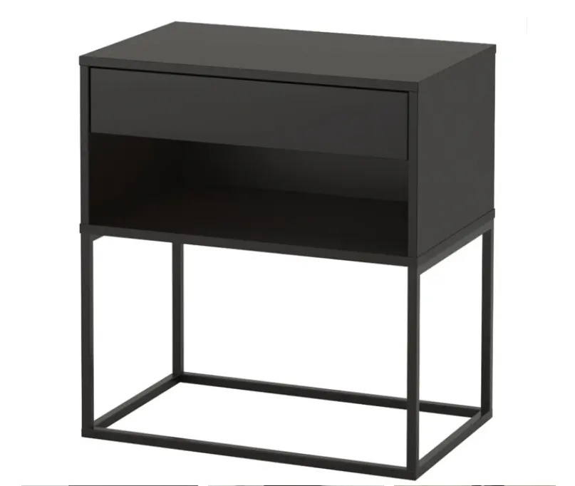 New Simple Metal Nightstand Industrial Hotel Modern Nightstand