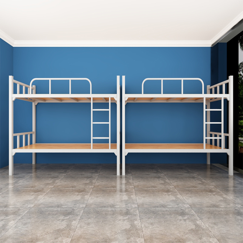 Commercial Furniture Iron Double Bed Design Folding Metal Bunk Bed