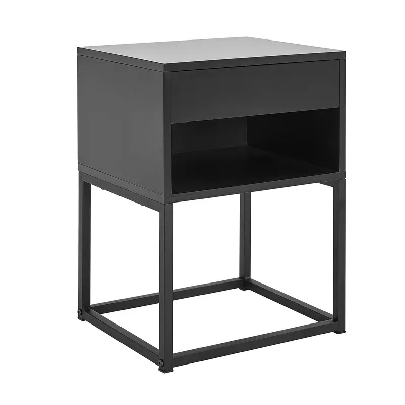 New Simple Metal Nightstand Industrial Hotel Modern Nightstand