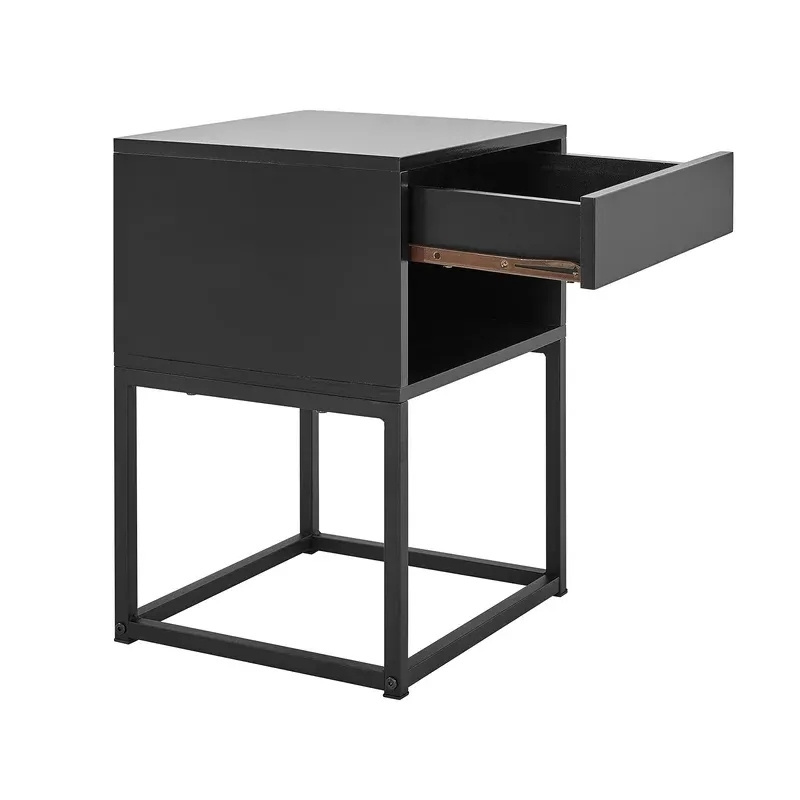 New Simple Metal Nightstand Industrial Hotel Modern Nightstand