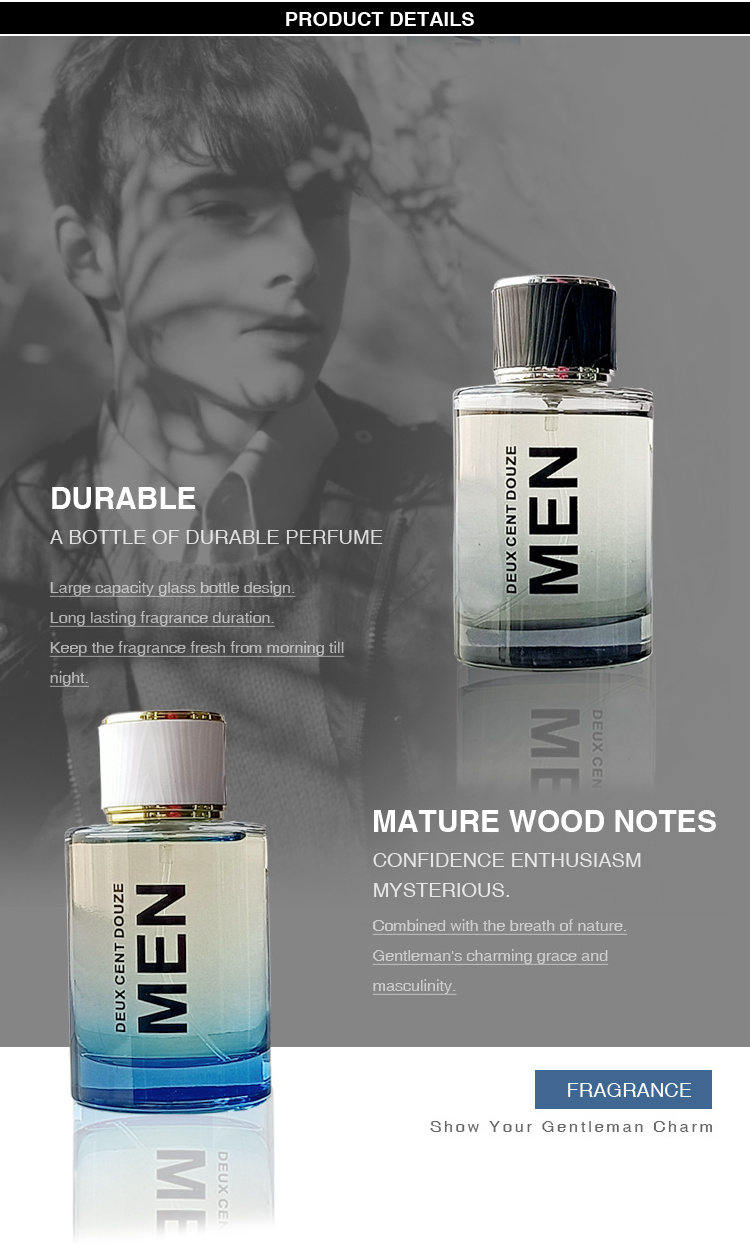 100ML Man Portable Perfume Perfume Eau De Toilette Custom Long Lasting Men's Perfume