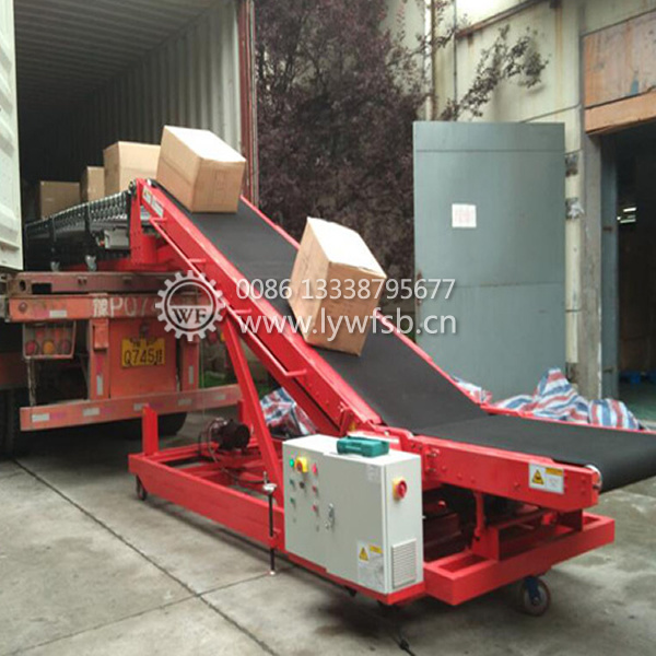 Truck loading unloading sand / gravel mobile belt conveyor portable small Food Grade Belt Conveyor for fruit and vegetable belt