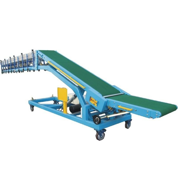 Truck loading unloading sand / gravel mobile belt conveyor portable small Food Grade Belt Conveyor for fruit and vegetable belt