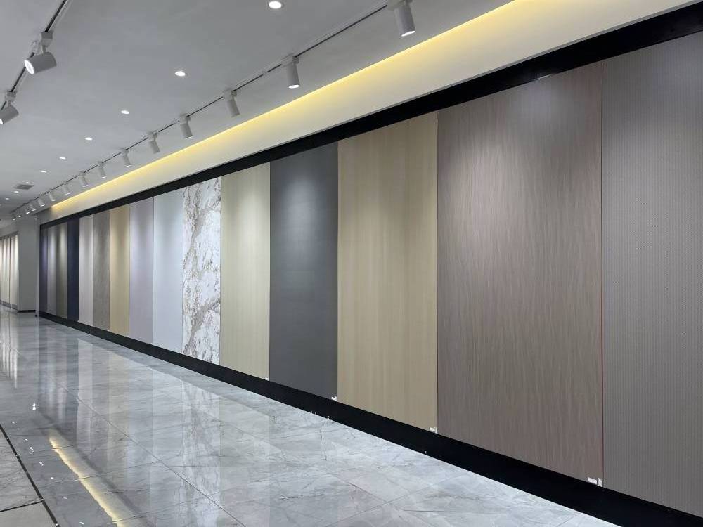 PVC Foam Board Bamboo Charcoal Fiber Wall Cladding WPC Wall Panel Bamboo Charcoal Wood Veneer Wall Panel