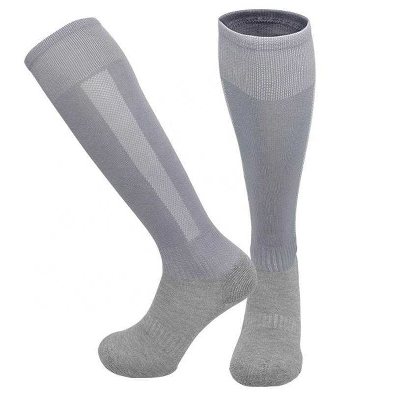 High Quality long soccer socks for men and kids sport knee high socks