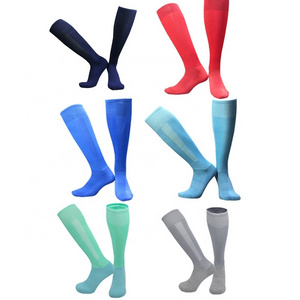 High Quality long soccer socks for men and kids sport knee high socks