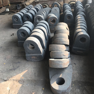 Impact crusher wear parts high chrome alloy steel large casting crusher hammer